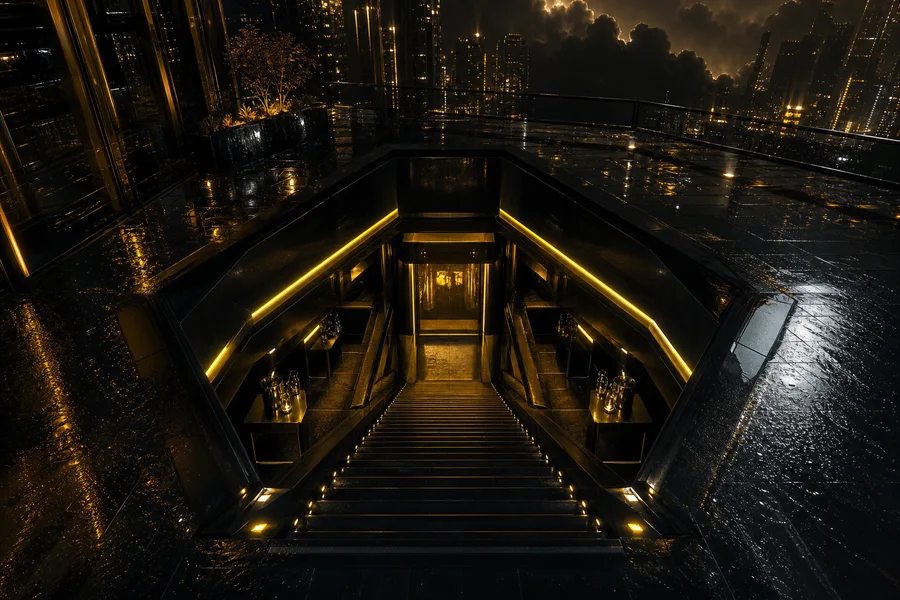 Underground Neon Club Entrance Cyberpunk Wallpaper 15 4K 3