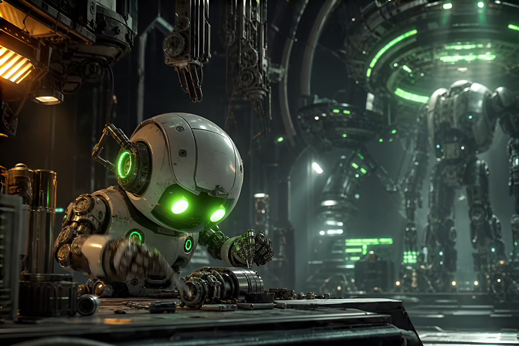 Kids Robots transforms to War Robots Video